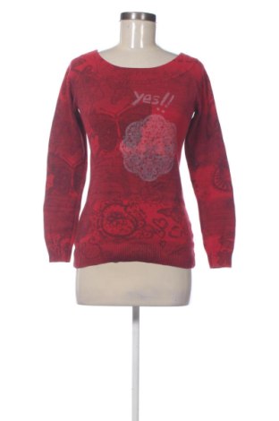 Pulover de femei Desigual, Mărime L, Culoare Roșu, Preț 199,46 Lei, #137275826