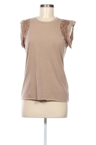 Top de femei Naf Naf, Mărime M, Culoare Bej, Preț 41,99 Lei, #137273467
