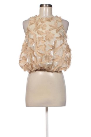 Top de femei Zara, Mărime XS, Culoare Bej, Preț 86,50 Lei, #137277378