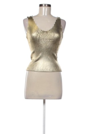 Top de femei Unbranded, Mărime XS, Culoare Auriu, Preț 89,23 Lei, #137251856