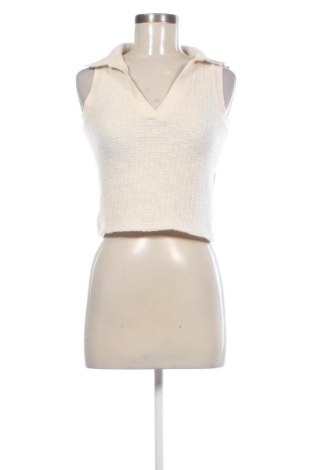Top de femei Stradivarius, Mărime S, Culoare Ecru, Preț 74,65 Lei, #137260936