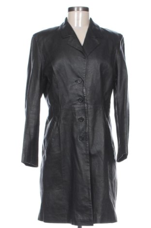 Palton din piele pentru damă Unbranded, Mărime M, Culoare Negru, Preț 565,37 Lei, #137270000
