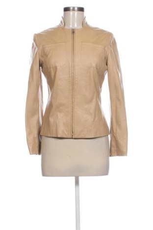 Geacă de piele pentru femei Unbranded, Mărime M, Culoare Bej, Preț 253,00 Lei, #137252185