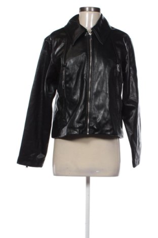 Geacă de piele pentru femei Zara, Mărime M, Culoare Negru, Preț 136,96 Lei, #137253035