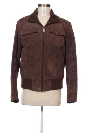 Geacă de piele pentru femei C&A, Mărime M, Culoare Maro, Preț 232,00 Lei, #137032999