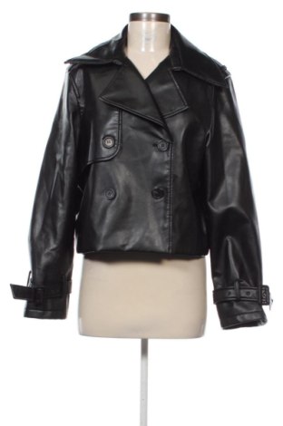 Geacă de piele pentru femei Zara, Mărime M, Culoare Negru, Preț 136,48 Lei, #137275678