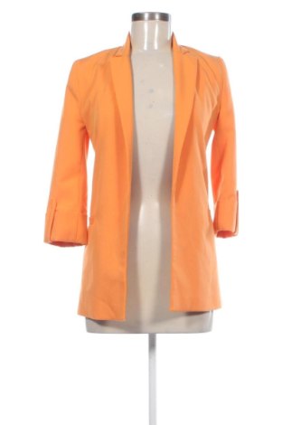 Sacou de femei Bershka, Mărime S, Culoare Portocaliu, Preț 89,23 Lei, #137258446
