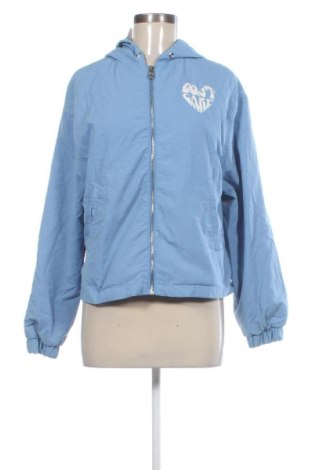 Geacă de femei Bershka, Mărime L, Culoare Albastru, Preț 78,74 Lei, #137226024