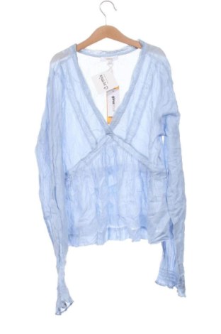 Kinder Shirt Gina Tricot, Größe 8-9y/ 134-140 cm, Farbe Blau, Preis 13,99 €, #137193916