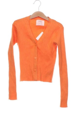 Kinder Strickjacke Zara, Größe 10-11y/ 146-152 cm, Farbe Orange, Preis 8,00 €, #137245369