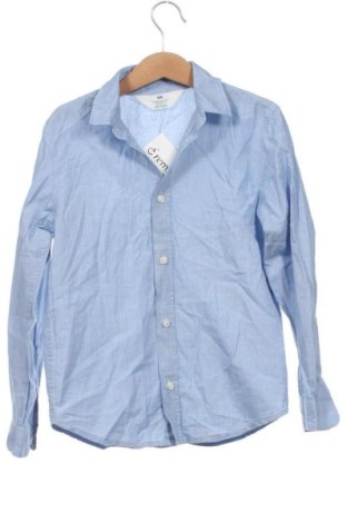Detská košeľa  H&M, Veľkosť 6-7y/ 122-128 cm, Farba Modrá, Cena  10,00 €, #137222157