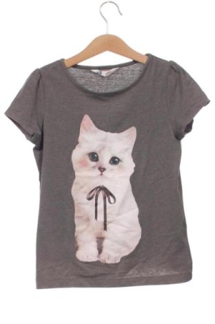 Kinder T-Shirt H&M, Größe 6-7y/ 122-128 cm, Farbe Grau, Preis € 7,00, #137239683