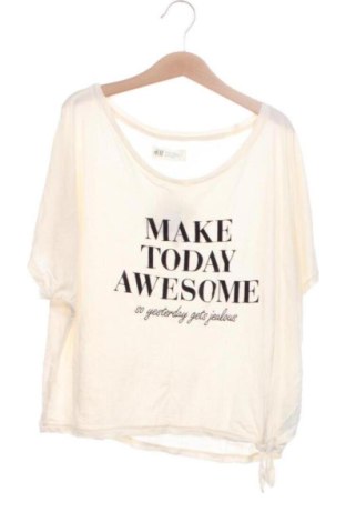 Детска тениска H&M, Размер 14-15y/ 168-170 см, Цвят Бежов, Цена 9,71 €, #137268295