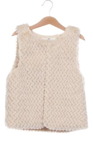 Dziecięca kamizelka H&M, Rozmiar 8-9y/ 134-140 cm, Kolor ecru, Cena 42,34 zł, #137241467