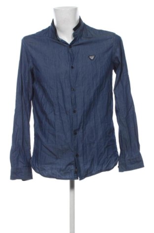 Cămașă de bărbați Armani Jeans, Mărime XL, Culoare Albastru, Preț 278,20 Lei, #137215758