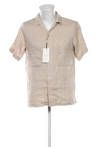 Męska koszula Jack & Jones, Rozmiar L, Kolor Beżowy, Cena 105,84 zł, #137216189