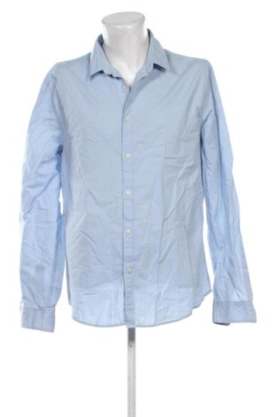 Herrenhemd Bershka, Größe XXL, Farbe Blau, Preis 10,00 €, #137216360