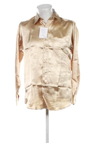 Herrenhemd Unbranded, Größe M, Farbe Beige, Preis 14,00 €, #137231111