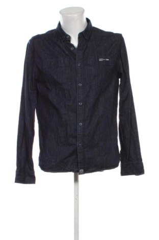 Ανδρικό πουκάμισο Superdry, Μέγεθος XL, Χρώμα Μπλέ, Τιμή 21,00 €, #137240605