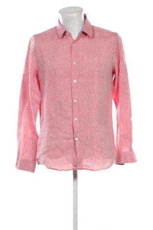 Мъжка риза Hugo Boss, Размер M, Цвят Розов, Цена 53,68 €, #137270371