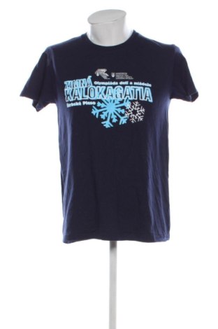 Pánske tričko  B&C Collection, Veľkosť L, Farba Modrá, Cena  8,00 €, #137251550