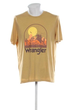 Мъжка тениска Wrangler, Размер L, Цвят Жълт, Цена 19,00 €, #137255285