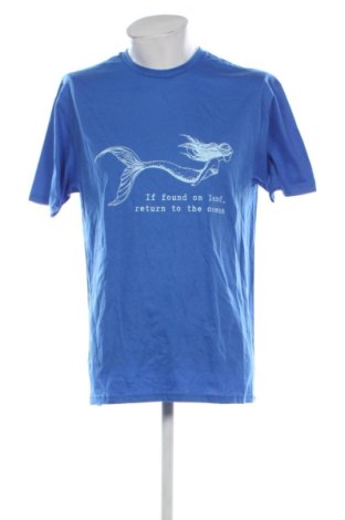 Ανδρικό t-shirt Gildan, Μέγεθος L, Χρώμα Μπλέ, Τιμή 12,00 €, #137258452