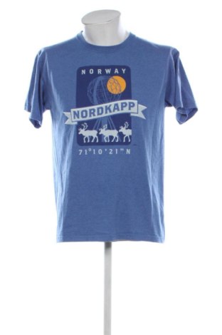 Tricou de bărbați Fruit Of The Loom, Mărime L, Culoare Albastru, Preț 63,40 Lei, #137262076