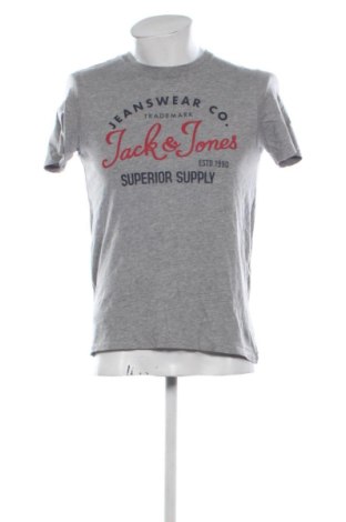 Ανδρικό t-shirt Jack & Jones, Μέγεθος M, Χρώμα Γκρί, Τιμή 10,10 €, #137237211