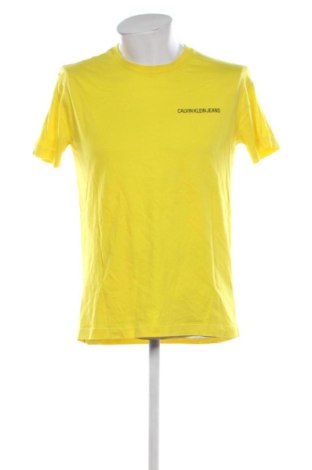 Herren T-Shirt Calvin Klein, Größe L, Farbe Gelb, Preis € 15,00, #137249402