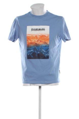 Herren Shirt Napapijri, Größe M, Farbe Blau, Preis 15,24 €, #137267004