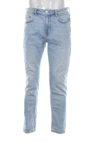 Blugi de bărbați Pull&Bear, Mărime L, Culoare Albastru, Preț 109,00 Lei, #137262078