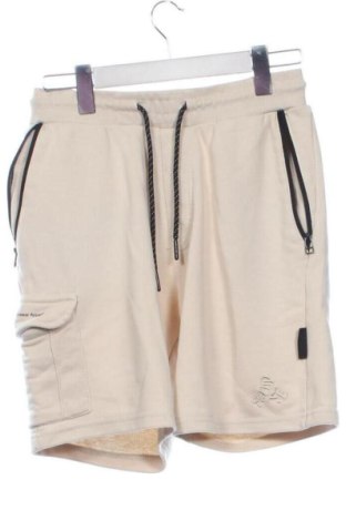 Męskie szorty Bershka, Rozmiar S, Kolor Beżowy, Cena 55,04 zł, #137262602