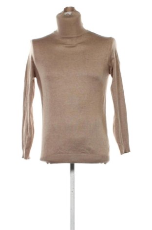 Ανδρικό πουλόβερ Pull&Bear, Μέγεθος S, Χρώμα  Μπέζ, Τιμή 11,00 €, #137270501