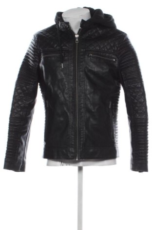 Мъжко кожено яке ICONO, Размер M, Цвят Черен, Цена 24,73 €, #137260847