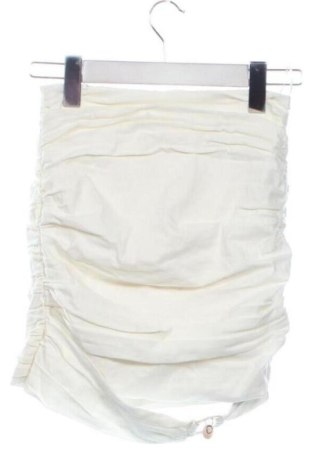 Fustă Zara, Mărime XXS, Culoare Ecru, Preț 68,24 Lei, #137258314