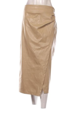Fustă Zara, Mărime L, Culoare Bej, Preț 99,73 Lei, #137261544