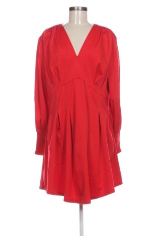 Sukienka Glamaker, Rozmiar 3XL, Kolor Czerwony, Cena 58,07 zł, #137246105