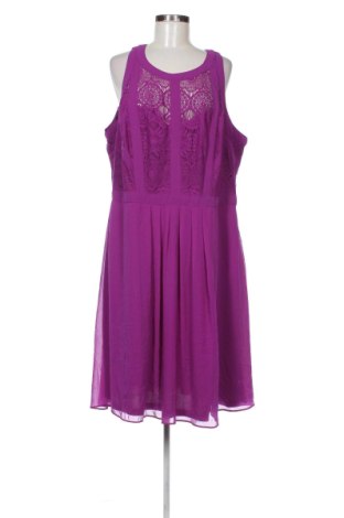 Kleid City Chic, Größe XL, Farbe Lila, Preis 32,00 €, #137256673