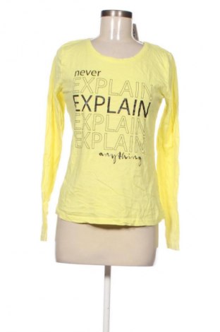 Γυναικεία μπλούζα Jean Pascale, Μέγεθος S, Χρώμα Κίτρινο, Τιμή 1,99 €