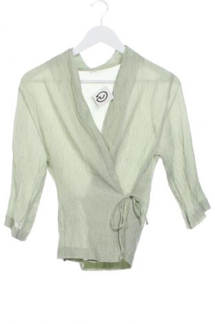 Dámská halenka Sinsay, Velikost XS, Barva Zelená, Cena  49,00 Kč