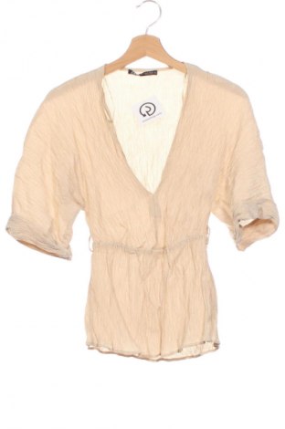 Dámska blúza Zara, Veľkosť XS, Farba Béžová, Cena  1,95 €