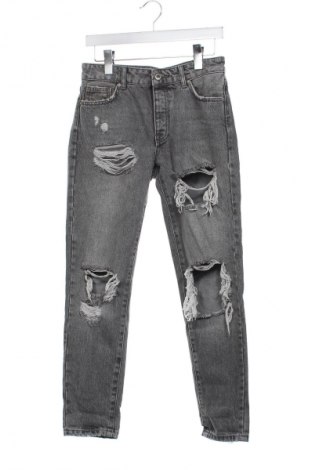 Damskie jeansy Bershka, Rozmiar XS, Kolor Szary, Cena 23,99 zł