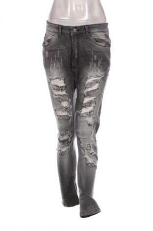 Damskie jeansy Unbranded, Rozmiar M, Kolor Szary, Cena 11,99 zł