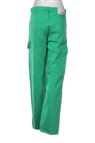 Pantaloni de femei Bershka, Mărime M, Culoare Verde, Preț 44,99 Lei