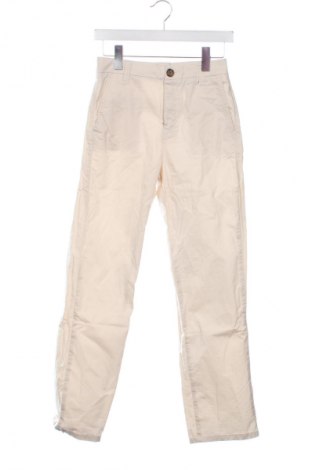 Damskie spodnie Stradivarius, Rozmiar XXS, Kolor ecru, Cena 22,99 zł