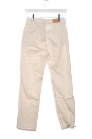 Damskie spodnie Stradivarius, Rozmiar XXS, Kolor ecru, Cena 22,99 zł