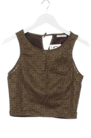 Top de femei Bershka, Mărime M, Culoare Verde, Preț 7,99 Lei