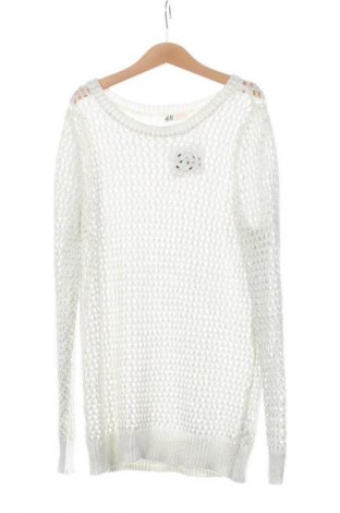Dziecięcy sweter H&M, Rozmiar 10-11y/ 146-152 cm, Kolor Srebrzysty, Cena 6,99 zł