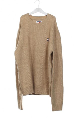 Férfi pulóver Tommy Jeans, Méret S, Szín Bézs, Ár 15 499 Ft